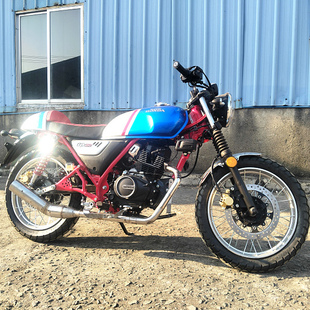 适用本田CGX150改装毛毛虫排气管 复古改装浑厚不锈钢全段消声器