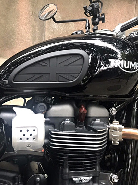 适用于凯旋T100/T120油箱装饰贴 Bobber/Street/Speed Twin油箱胶