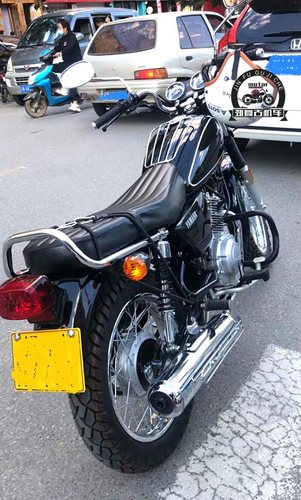 雅马哈yb125sp天骏u型管后扶手