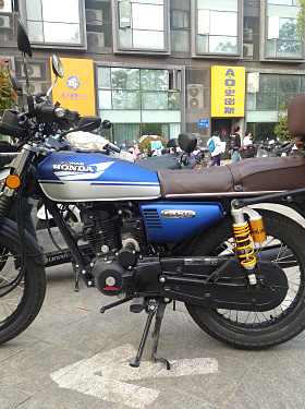 适用CG125改装尾架后扶手 WH125-19B后货架 五羊本田坐垫座垫鞍座