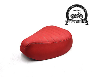 适用海兰德穿越者毛毛虫座垫 HLD125越野复古CT幼兽菱形坐垫坐包