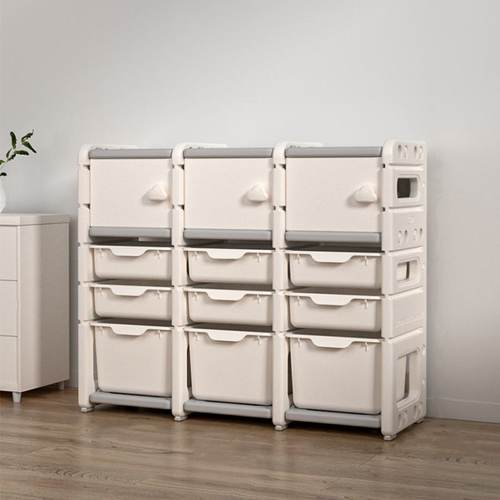 稳固安全材质收纳柜儿童房置物架