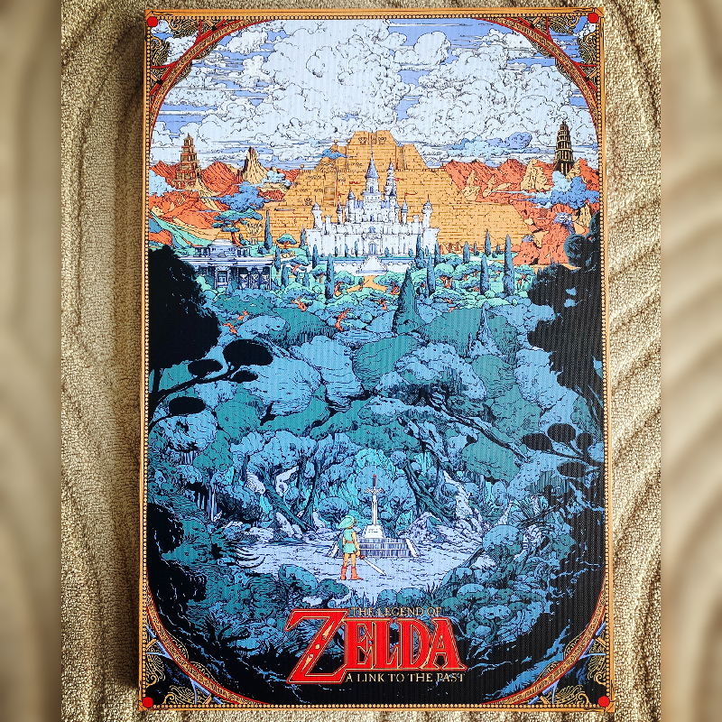 王国泪装饰画海拉鲁全景塞尔达