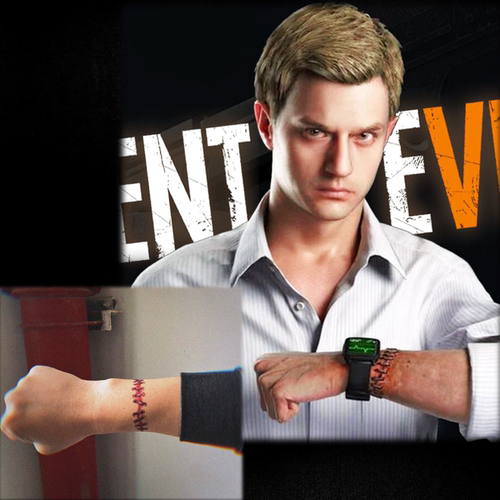 生化道具周边伊森COS模型手办病毒洗手液喷雾注射器病毒吉尔纹身