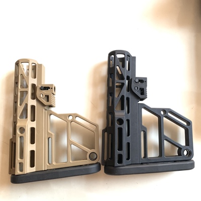 m4后托ar尾拖ctr精击sr16后托镂空后托司马毒蛇二代后托配件PBTSB