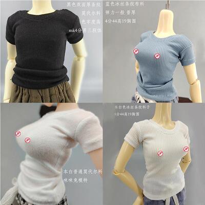 圆领短袖上衣短袖t恤浅紫娃衣