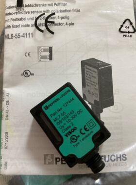 原装进口P+F 127444 ML7-55/59/103/143倍加福感应器镜反射询价
