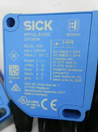 全新原装进口SICK询价WTT12L-B1562  1072634激光WTT12L-B1561