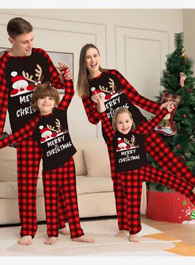 pajamas Outfits women family clothes christmas for men kids