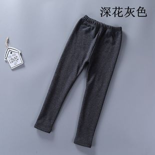 winter fleece pants kids girls baby girl trousers warm black