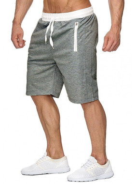 Casual Shorts For Men Short Pants Clothes Running Sports Red