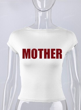 Backless Short Sleeve White Y2K clothes Crop Top Women aesth