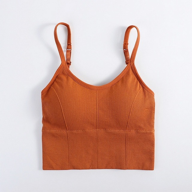 Women's tube top Beauty Back bralette Seamless sports bra wo 运动服/休闲服装 运动文胸 原图主图