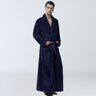 Winter Bathrobe Men Mens Homewear Pyjamas Pajamas Nightwear