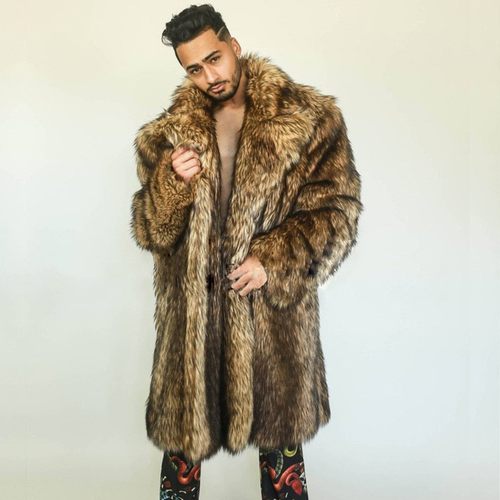 Coat Winter Men teddy Fur Tedy-Coats Jacket Clothes Jackets