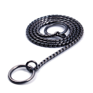 Snake Chain Dog Choke Collar Stainless Steel Puppy Pet Show
