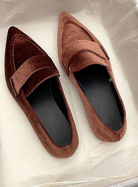 Women Flats Ballet Dance Pointed Toe Sandals Shoes 2024 Spri