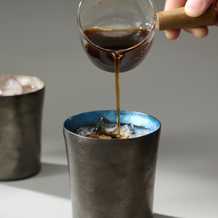 成事好物冯唐推荐 自在杯双层纯钛酒杯茶杯咖啡杯送礼礼盒套装