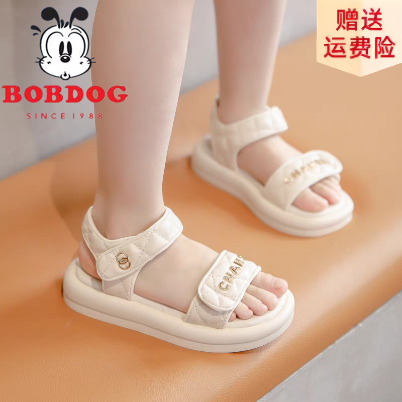露趾沙滩鞋防滑凉鞋软底女童夏季