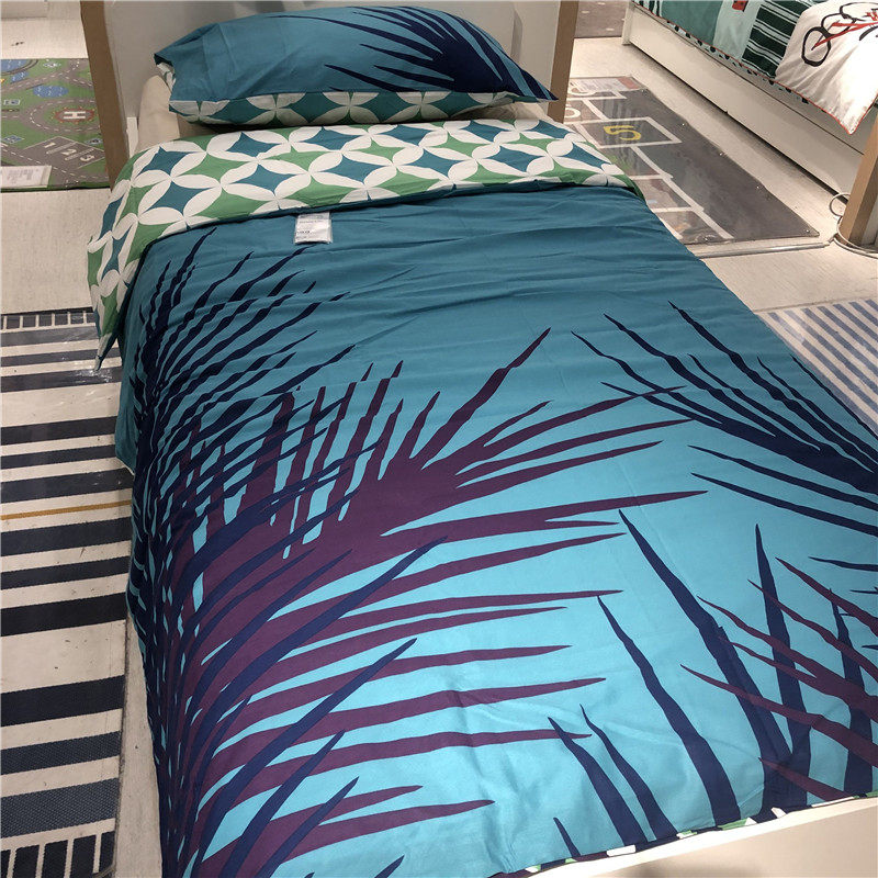 IKEA宜家 格拉希思 被套和枕套儿童单人宿舍纯棉被套150x200CM