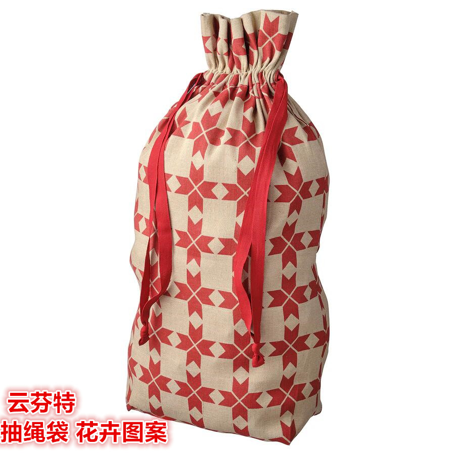 IKEA宜家抽绳袋礼品袋圣诞装饰品