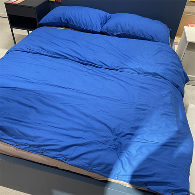IKEA宜家简约混纺纯色被套和枕套