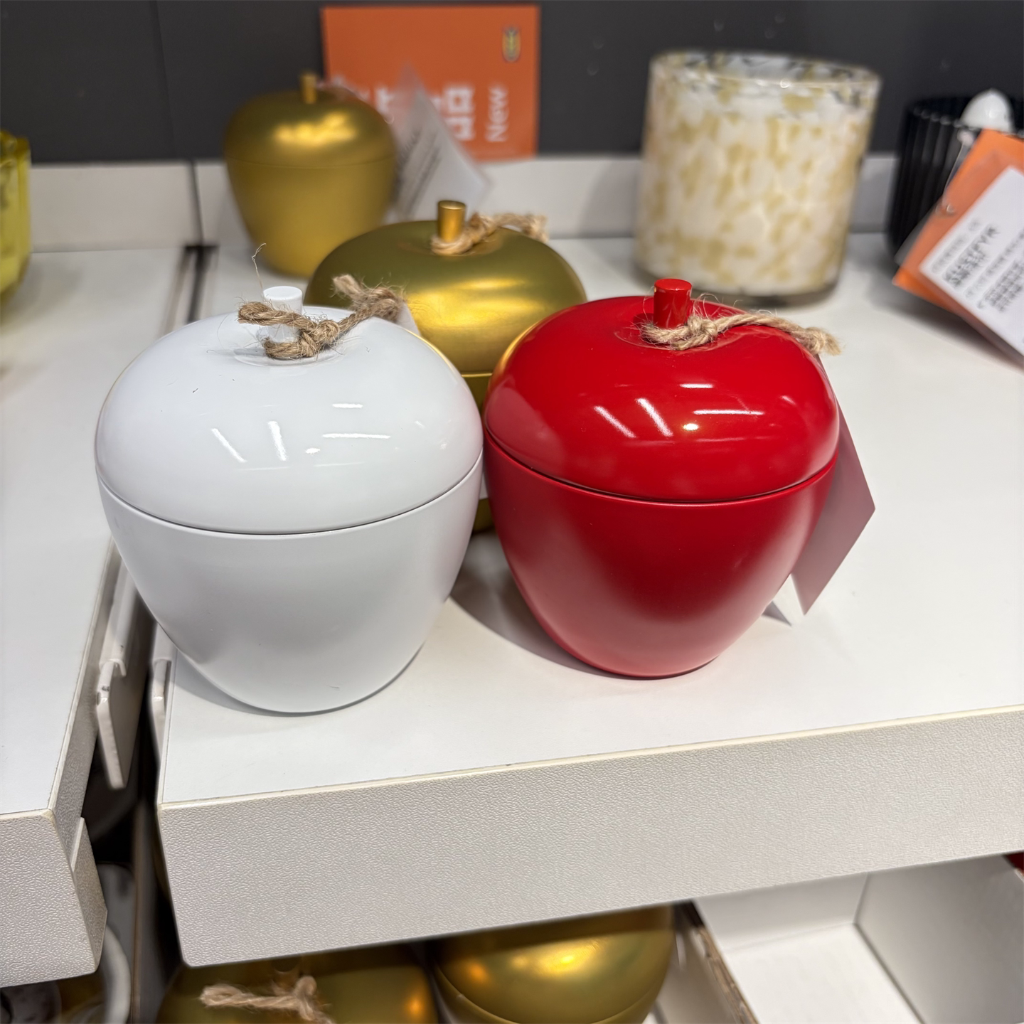 IKEA/宜家苹果红色苹果造型蜡烛