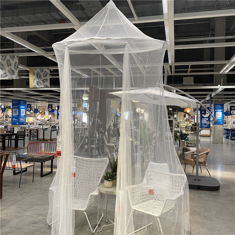 IKEA宜家 索利格 帘帐蚊帐室内户外夏季防蚊子装饰帘蔓轻纱蚊蔓