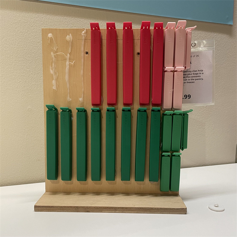 IKEA宜家 贝瓦拉 密封夹封口夹家用零食茶叶食品袋奶粉塑料袋夹子