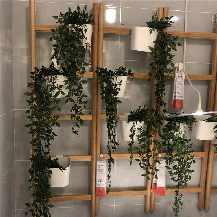 国内IKEA宜家代购 菲卡 人造盆栽植物悬挂绿植假草室内户外装饰