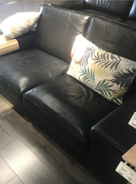 国内IEKA宜家代购 KIVIK 奇维 双人沙发真皮牛皮沙发简约客厅沙发