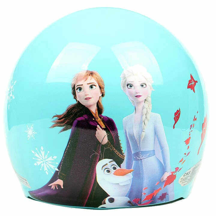 台湾EVO冰雪公主电动摩托车儿童头盔男女宝宝小孩安全帽保暖冬季