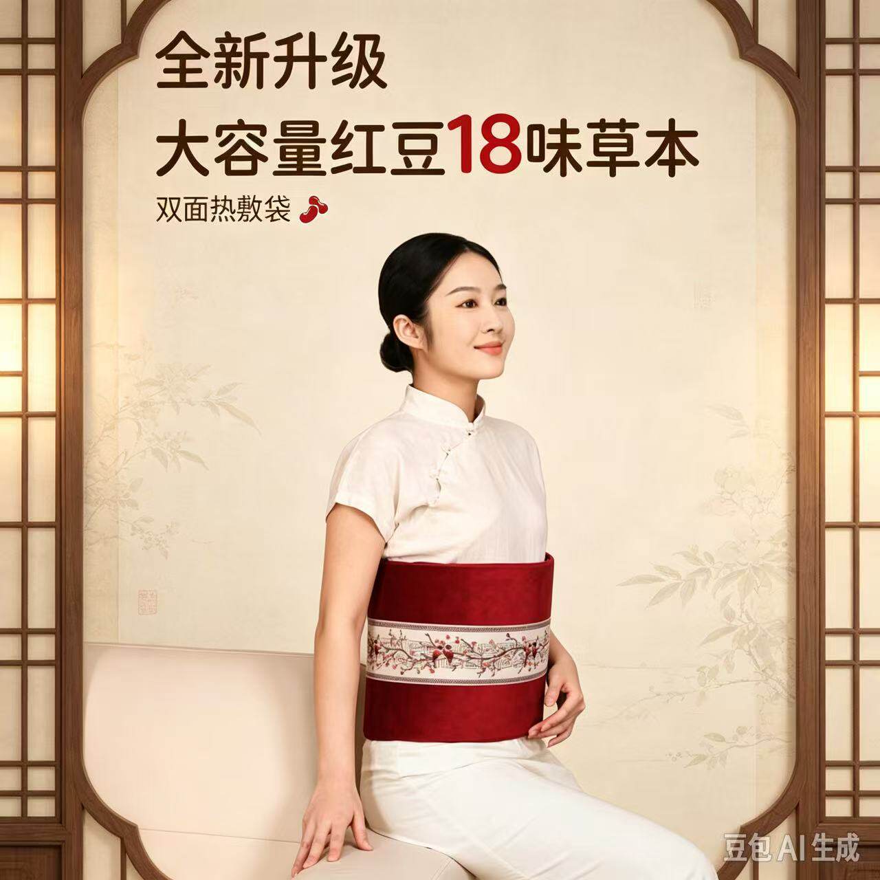 睡德康红豆热敷理疗袋