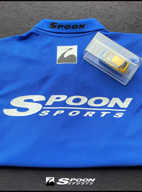 SPOON赛车款POLO衫JDM翻领短袖北美款SPOONSPORTS工作服TYPER短袖