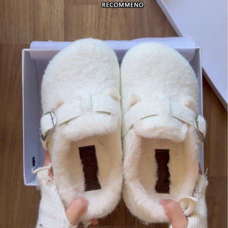 复古软底平底加绒德训鞋女2025冬季新款不累脚毛毛鞋百搭保暖棉鞋,运动鞋new,德训鞋,淘宝优惠券,粉丝福利购,淘宝优惠卷