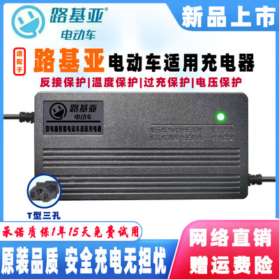 路基亚电动车电瓶智能充电器48V12AH60V20AH72伏32AH96V108伏50安