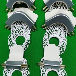 台球牛皮袋口加厚独牙袋口台球桌皮口铜合金袋口台球桌袋口铜响铜