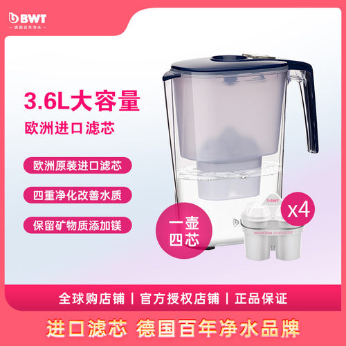 德国bwt净水壶倍世过滤水壶通用