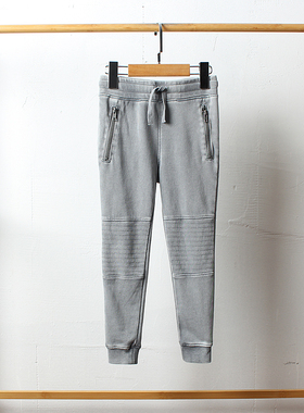 J741-I5 童装92-152码 欧美H家儿童重水洗长裤毛圈休闲裤春秋外贸