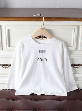 瑕疵 K125-O3童装110-160码国内儿童长袖T恤纯棉圆领打底衫男女童