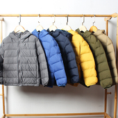 试衣间儿童薄款 J621 160U 110 棉袄男女童连帽棉衣秋冬外贸 M6童装