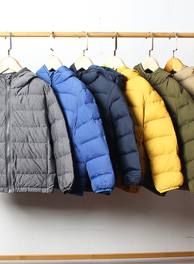 J621-M6童装110-160U+试衣间儿童薄款棉袄男女童连帽棉衣秋冬外贸