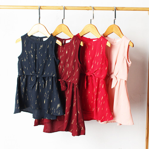 儿童雪纺连衣裙背心裙女童春秋