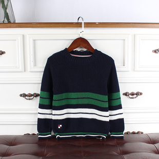 H519-I5 童装 110-150码 国内儿童长袖毛衣针织衫男女童春秋休闲