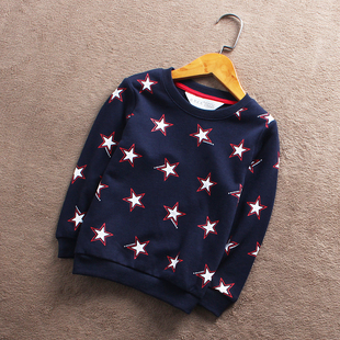 32童装 男女童长袖 国内儿童纯棉毛圈卫衣春秋款 135码 清仓F609