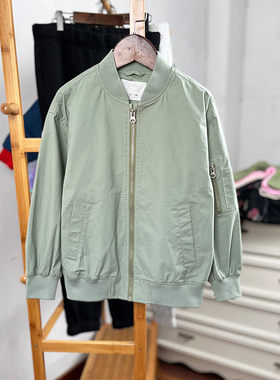 H831-L3童装120-164码欧美儿童Z家外套男女童拉链春秋棒球服外贸