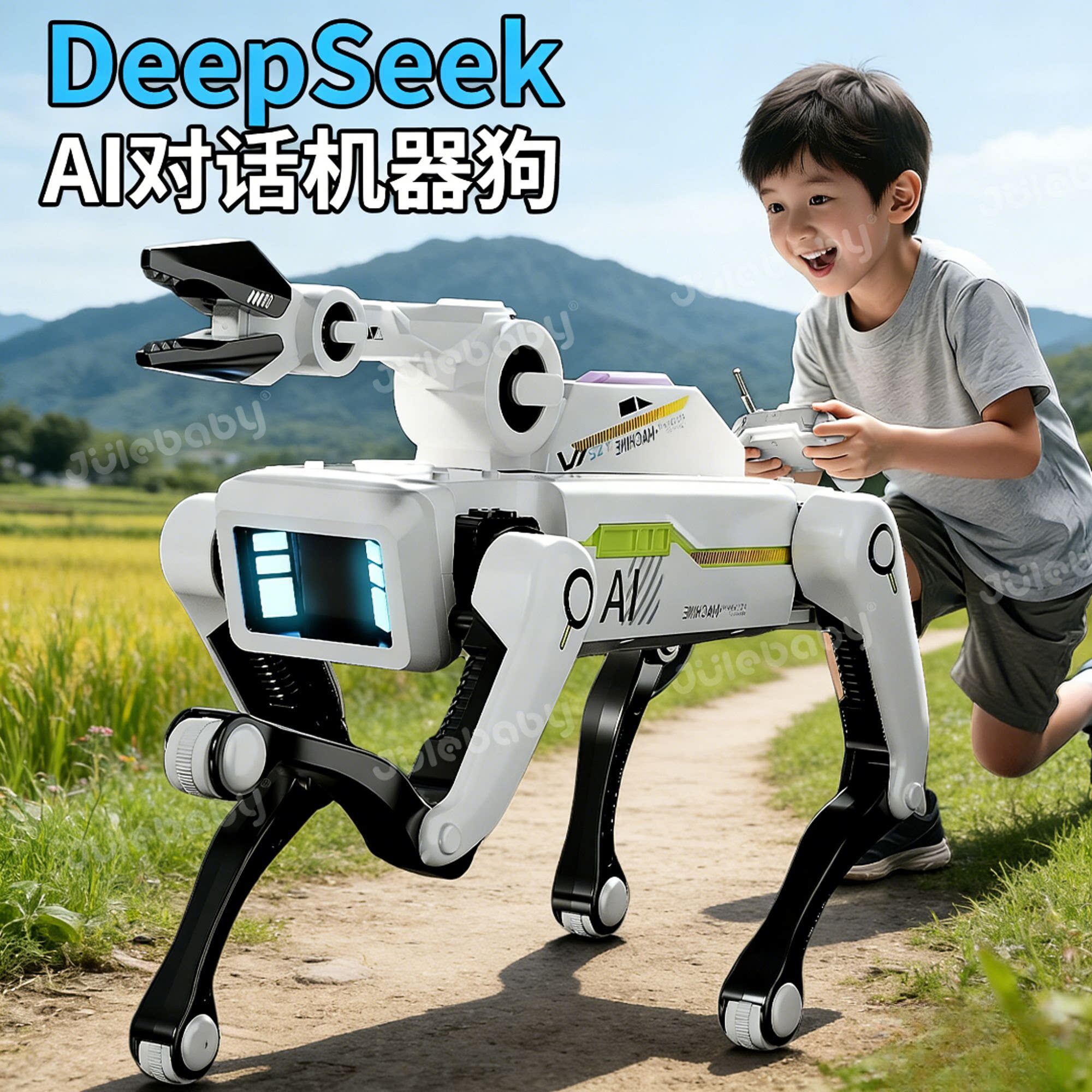 ai人工智能机器狗2026新款机器人电动遥控机械狗儿童玩具男孩礼物