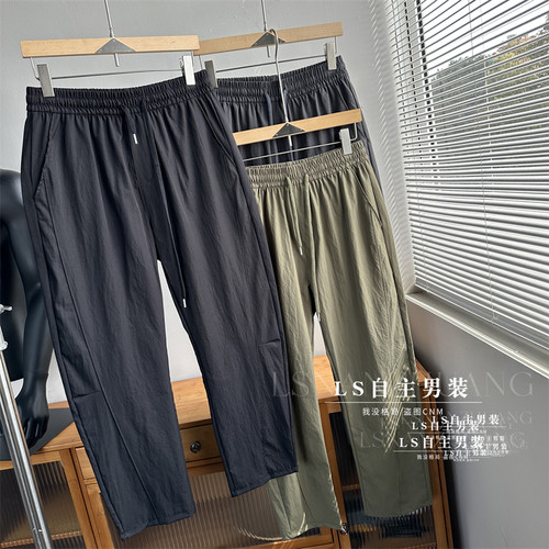 裤型绝了~ODM公司单！柜子298！夏季男士3D立裁舒适高弹休闲裤潮