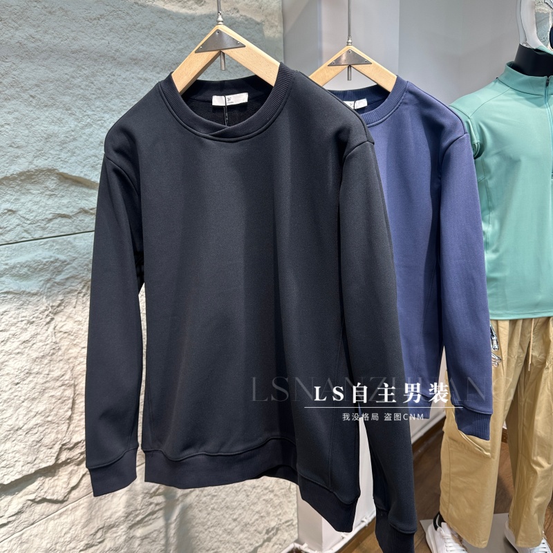 秋冬男士奥利绒速暖加绒卫衣