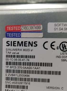 {议价}6FC5370－0AA00－1AA1九新802Dsl